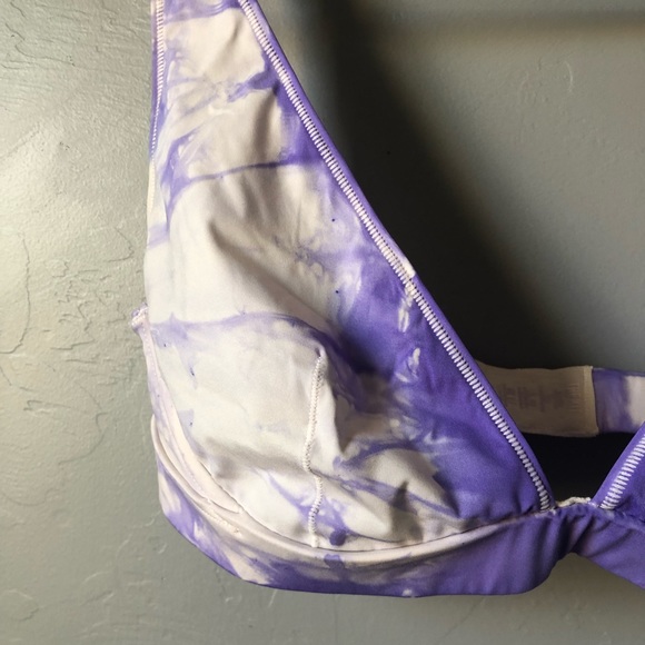 KIT UNDERGARMENTS Purple Tie-Dye Triangle Underwire Bra - Picture 4 of 11